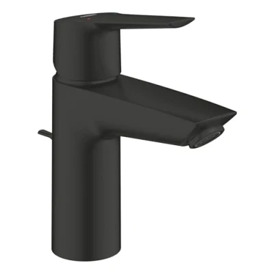 Image de GROHE QuickFix 242092432 Start mitigeur Lavabo Taille S, Noir Mat, Zugstangen Ablauf