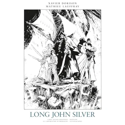 Image de Long John Silver intégrale N&amp;B