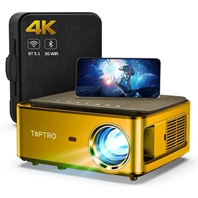Image de Videorojecteur WiFi Bluetooth Intelligent YABER Projecteur FHD 1080p Dolby Audio Son par JBL 800 lumens ANSI NFC Autofocus 4K