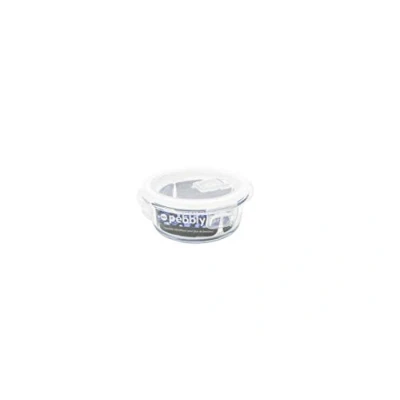 Image de PEBBLY PKV400ROB Boite de conservation en verre ronde 400 ml pour cuire, conserver, transporter et réchauffer 100% hermétique