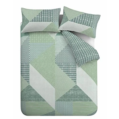 Image de Catherine Lansfield Parure de lit Simple, Vert