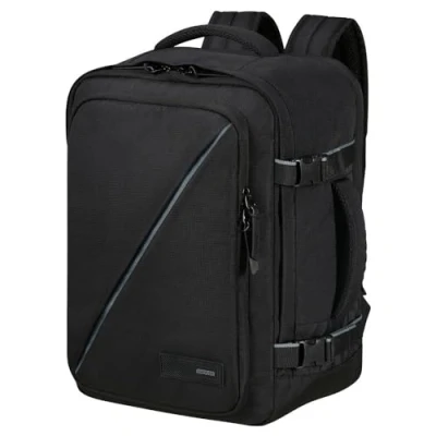 Image de American Tourister Take2Cabin sac de cabine Wizz Air/Vueling 30 x 20 40 cm, 26,5 L, 0,60 kg, bagage à main, dos d&#039;avion S/M Underseater, noir (noir)