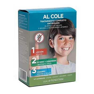 Image de AL COLE Poux Lotion Pack Anti 200 ml + Shampooing Chapeau Nit