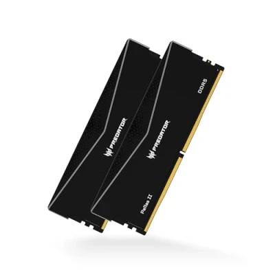 Image de Acer Predator Pallas II Mémoire RAM DDR5 32Go (16Go x 2) 6000MHz CL36 Intel XMP 3.0 &amp; AMD Expo de Travail pour Ordinateur Jeux PC Noir