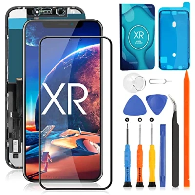 Image de ARSSLY Ecran pour iPhone XR Complet, 6.1&quot; Écran LCD Tactile iPhoneXR Vitre De Remplacement Numérique D&#039;Affichage avec Kit Réparation