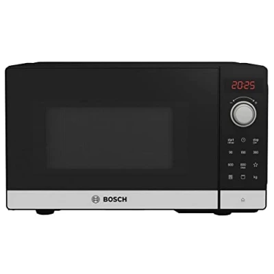 Image de Bosch Serie 2 FEL023MS2 Micro onde Comptoir ondes uniquement 20 L 800 W Noir, Acier inoxydable