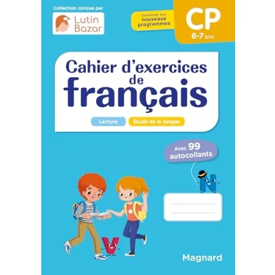 Image de Cahier d&#039;exercices de français CP: Une collection conçue par Lutin Bazar