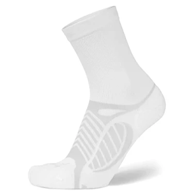 Image de Balega Unisex Ultralight Crew Chaussettes de Course/Running Sock, Blanc, Small, EU Taille 36 39.5