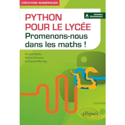 Image de Python pour le lycée: Promenons nous dans les maths !