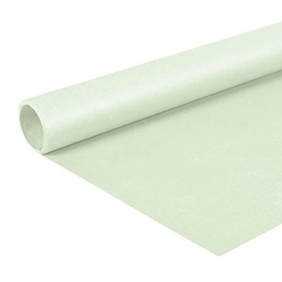 Image de Clairefontaine 195721C Un Rouleau Kraft Papier Vergé Couleur : Vert Bourgeon Dimensions 10x0,70m 65g Emballage Cadeaux, DIY, Artisanat
