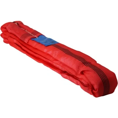 Image de Sangle ronde avec double gaine conforme à la norme DIN EN 1492 2 Charge maximale : 5000 kg Circonférence 4 m
