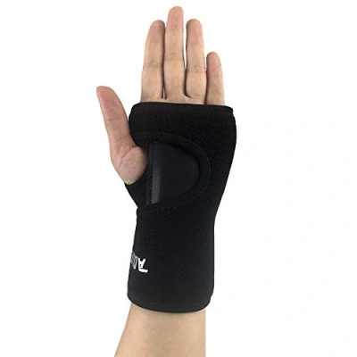 Image de JJunLiM Support de poignet pour syndrome du canal carpien, tendinite, la souris et blessures sport,Attelle main gauche (Left hand) ﻿
