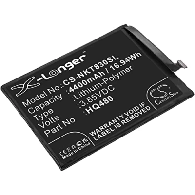 Image de TECHTEK Batteries Compatible avec [Nokia] 8 V 5G, 8.3 2020 TA 1243, 1251 remplace HQ480