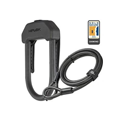 Image de Hiplok DX Plus Antivol Adulte Unisexe, Noir, Sold Secure Gold Rated