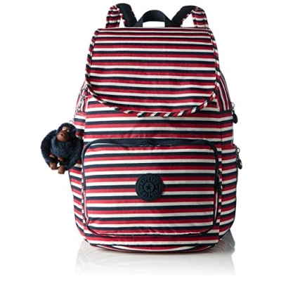 Image de Kipling Cayenne, Sacs à dos femme, Multicolour (Sugar Stripes), 27x37x19.5 cm (W x H L)