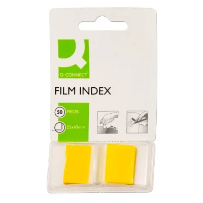 Image de Q Connect 1 pouce Signet Jaune (Lot de 50)