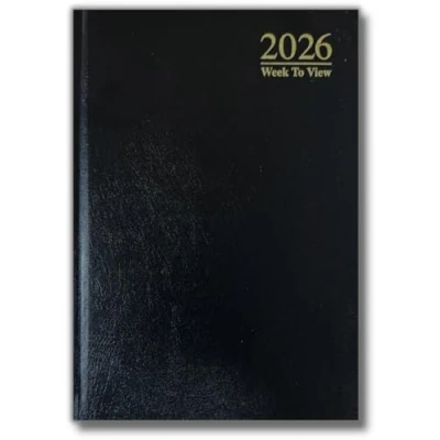 Image de Agenda 2021 A4 A5 semainier A6 Page A Journée de bureau Dos rigide pour usage domestique et (noir, semaine)