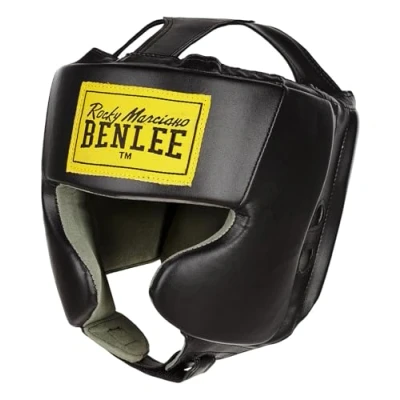 Image de BENLEE Rocky Marciano Kopfschützer Mike Boxing Helmets Mixte, Noir Noir, S/M