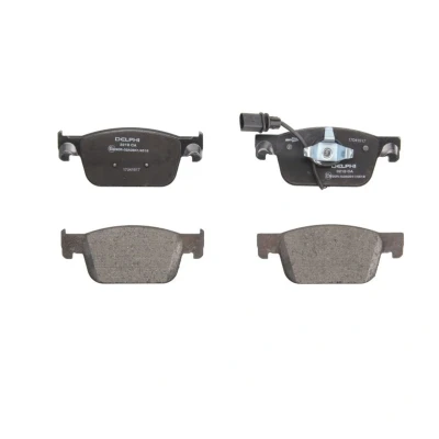 Image de DELPHI LP3219 Jeu de plaquettes frein contact signal d&#039;usure inclus avec tôle anti bruit sans accessoires AUDI: A4 B9 Avant, Berline