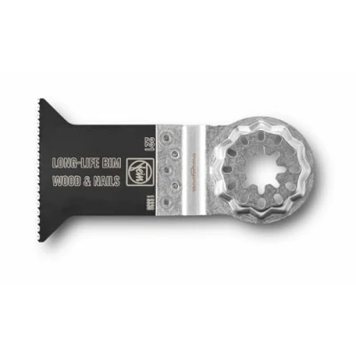 Image de FEIN Lame de scie E Cut Long Life, Condit. 10 Pce, Largeur 50 mm, Longueur Porte outil Starlock, Bi métal avec denture bois alternée .Extrêmement robuste. Excellente durée vie