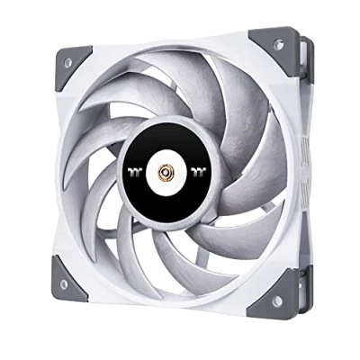 Image de Thermaltake TOUGHFAN 12 White High Static Pressure Radiator Fan (Single Pack) Low Noise PC Case