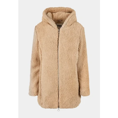Image de Urban Classics Ladies Sherpa Jacket Manteau d&#039;hiver, Femme, Taille: Small, Softtaupe