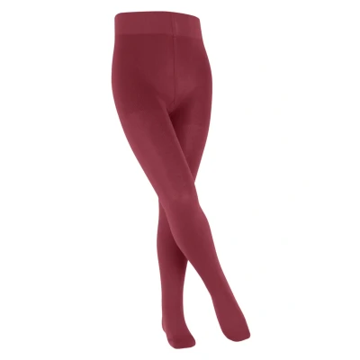Image de FALKE Family K TI coton unis 1 paire, Collants Mixte enfant, Rouge (Ruby 8830) nouveau écologique, 98 104