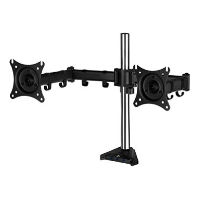 Image de ARCTIC Z2 Pro (Gen 3) Bras de Moniteur, Support pour 2 Écrans VESA 75/100, Powered 4 Port SuperSpeed USB Hub avec Micro Power