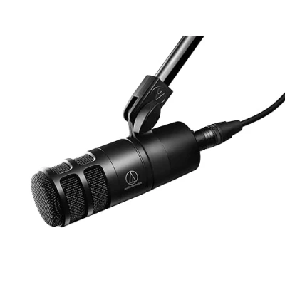 Image de Audio Technica 2040 Microphone Dynamique Hypercardioïde pour Le Podcast Noir