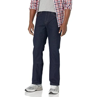 Image de Amazon Essentials Jean Slim Bootcut Homme, Rincé, 34W / 31L