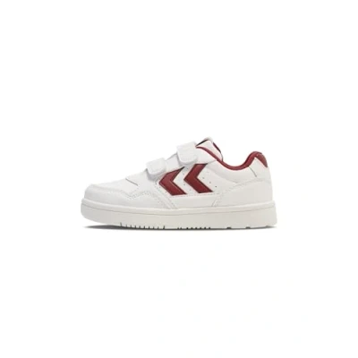 Image de Hummel Camden JR Baskets basses pour enfants, Taille: 35, White red Polyuréthane