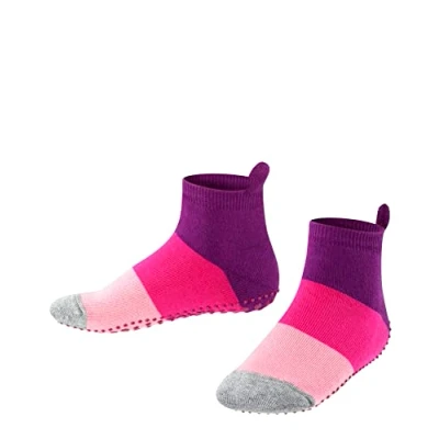 Image de Falke Colour Block Homepads Chaussettes pour enfants, Taille: 19 22, Crocus (6962)