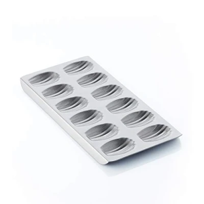 Image de A&#039;Domo Point Virgule Moule a Madeleines avec Antiadhésif pour 12 Madeleines, 40x21x2cm