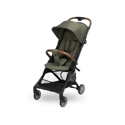 Image de Bebeconfort Zephir, poussette bébé compacte, 0 à 4 ans (22 kg max.), de voyage légère (4,5 kg), autorisée en bagage cabine, siège inclinable et position allongée, panier, Mineral Graphite