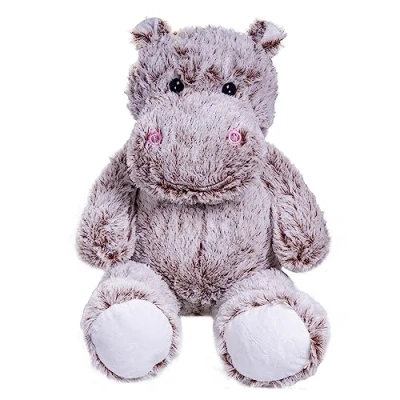 Image de Pioupiou et Merveilles Peluche Géante Fabrication Française XXL Léo l&#039;hippo 80 CM de Haut Toute Douce pour Enfant Made in France 16613