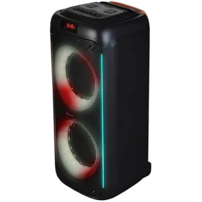 Image de Haut parleur Bluetooth DENVER BPS 458 1000 W Effets lumineux RVB Micro sans fil