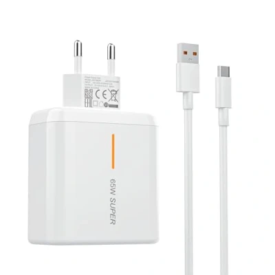 Image de Chargeur Rapide Oppo 65W avec Câble USB C 2m pour Reno8 T Find N2 Flip X5 Pro Lite X3 Neo Reno7 A54 A57 Oneplus 11 10T Nord 2T