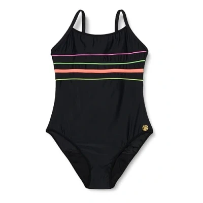 Image de HAUTE PRESSION Fille Coli Menstruel Flux Léger/Moyen C01 T12a Maillot De Bain Une Pièce, Noir, 12 16 Ans EU