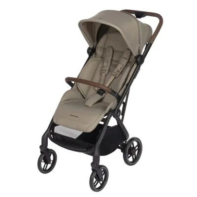 Image de MAXI COSI Poussette ultra compacte SOHO, de la naissance à 4 ans (22kg), pliage compact d’une main, Twillic Truffle