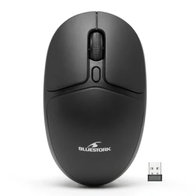 Image de Souris Sans Fil BLUESTORK Office 25 PC/MAC Noir Connexion 2.4 GHz Autonomie Longue Durée