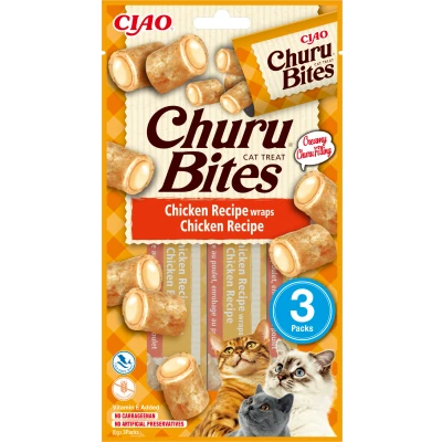 Image de Inaba Churu Bites pour chats poulet fourré au
