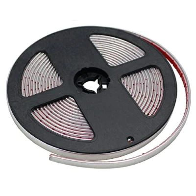 Image de Lumonic Baguette chromée autocollante 8mm x 5m I décorative pour voiture, camion etc. 8mm, voitur