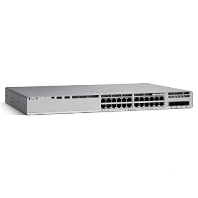 Image de Cisco Catalyst C9200L Géré L3 Gigabit Ethernet (10/100/1000) Connexion Ethernet, supportant l&#039;alimentation via ce port (PoE) Gris Neuf