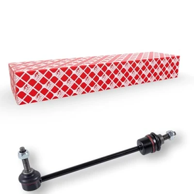Image de febi BILSTEIN 34854 Biellette de barre stabilisatrice Essieu avant gauche, droit 286 M12 x 1,75 Plus avec écrou autobloquant Acier