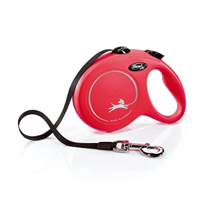 Image de flexi CL30T5.250.R Laisse rétractable Classique pour Chien Rouge Taille L 4,9 m