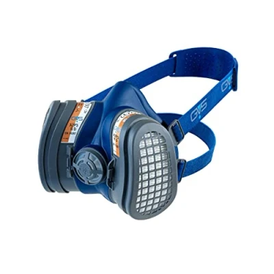 Image de GVS SPR669 Masque Elipse Compact avec filtres A2P3 pour gaz et vapeurs organiques jusqu&#039;à 5000 ppm poussière, M/L