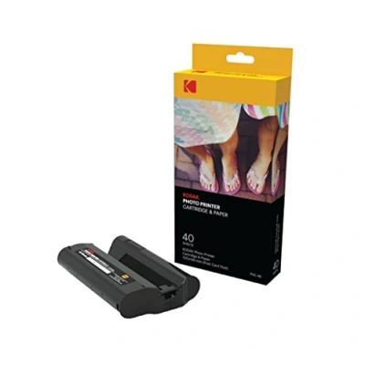 Image de KODAK PHC40 Couleur Cartouche et papiers 40 photos format 10 x 15 cm (Compatible imprimante PD450, PD480, PD450WIFI PD460)