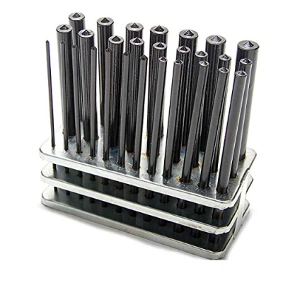 Image de Chiloskit Lot de 28 poinçons transfert 3/32&quot; 1/2&quot; Kit filetage pour machiniste