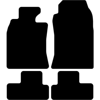 Image de Kovvar Tapis en Caoutchouc Duogrip Compatible avec Mini Cooper/One R50 2001 2007