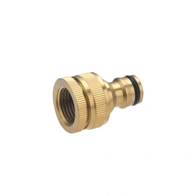 Image de Raccord Nez de Robinet d&#039;Arrosage Automatique en Laiton Femelle 20x27 (3/4) + Adaptateur 15x21 (1/2) AROZ